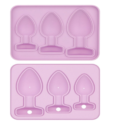 Silikonski kalup za led u obliku analnih kupa  LV765016-11